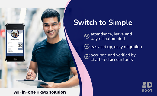 screenshot of Root ID HRMS